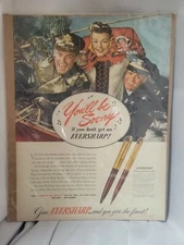 1943 EVERSHARP PRESENTATION SET OF PENS MAGAZINE AD