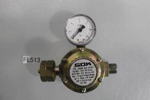 GOK CE-0085 AQ 1212 Wall Regulator Gas Regulator Gas Pressure Regulator *Faulty* (FL513-A53)