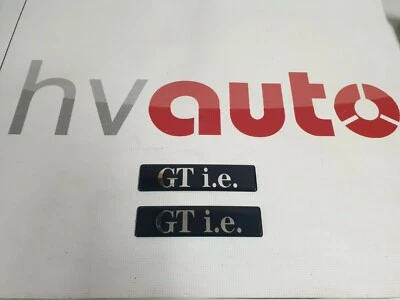 Original Embleme Lancia Delta GTie Schweller side skirt Badge GTi.e. 82473300 - Bild 1 von 4