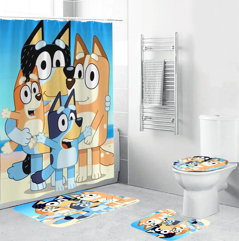 Bathroom set or Shower Curtain Set for Fan