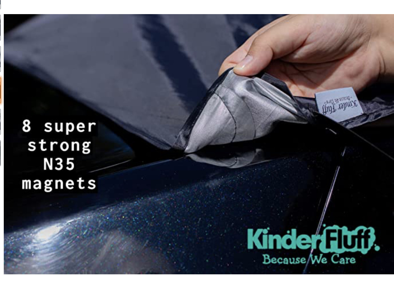 Windshield Snow Cover & Sun Shade -Certified Covers Block 99.93% UVR- 8 N35 