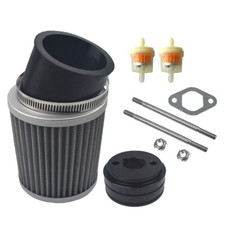 62mm Upgrade Air Filter Adapter Kit For Coleman CT100 Honda GX100 Black