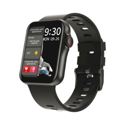 Smarty 2.0 Unisex Sport Smart Watch SW022A Silikon schwarz 47 mm