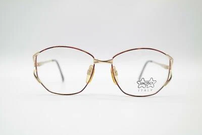 Lunettes Vintage Luxottica 2168 Cuivre Or Ovales Monture Neuve - Photo 1/4