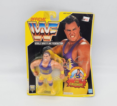 Vtg 1993 KONA CRUSH  WWF Hasbro Figure Sealed New ...