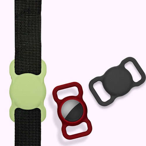 Silikon-Schutzhülle Für Apple Airtag Strap Dog Cat Collar Tracker #88 / - Picture 5 of 23