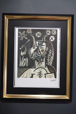 Pablo Picasso Lithographie 38,5x28,5, limitiert, signiert!