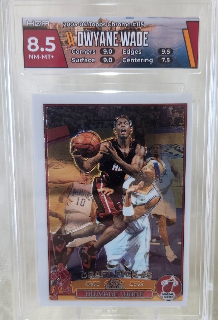 Dwyane Wade Topps Chrome PSA9 ルーキーカード 2003-04 Topps Chrome - Dwyane Wade #115 (RC) for sale online | eBay