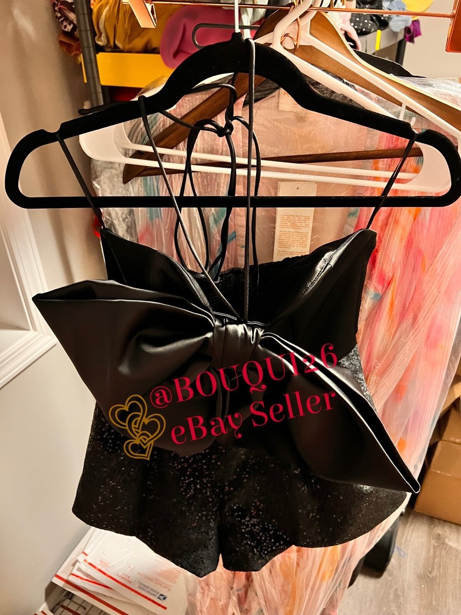 ZARA NEW BLACK SEQUIN PLAYSUIT ROMPER JUMPSUIT OVERALL WITH ZARA NEW BLACK SEQUIN PLAYSUIT ROMPER JUMPSUIT OVERALL WITH