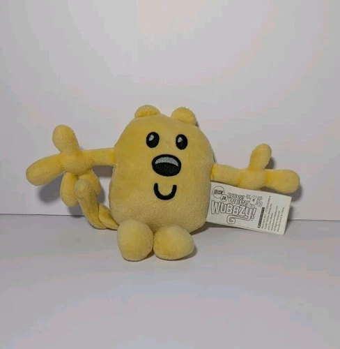 Wow Wow Wubbzy Wowwowwubbzy Vintage 2008 Plush Collectible Toy Yellow  Nick Jr