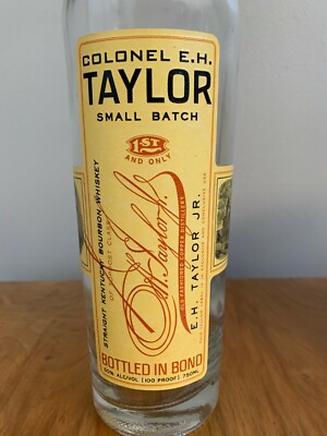 Colonel E.H. Taylor Small Batch Bourbon Whiskey 750 ml Empty Bottle Collectible