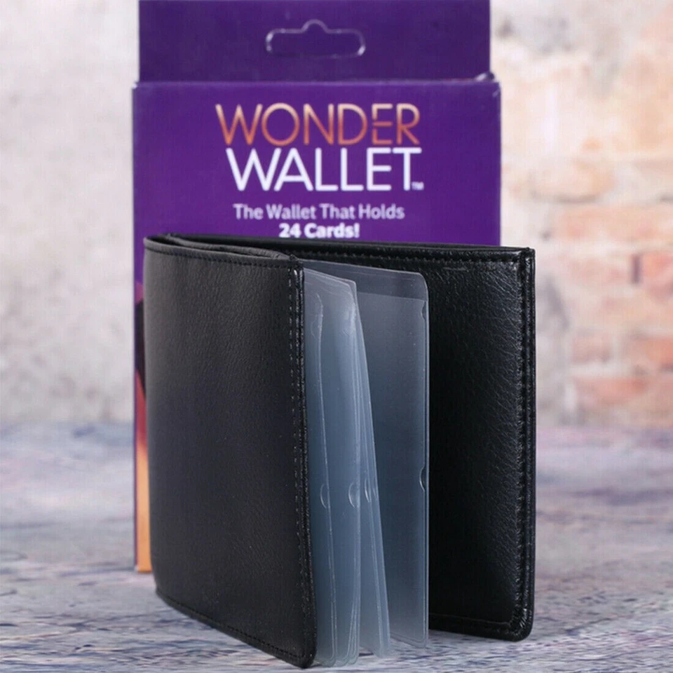 Slim RFID Blocking Leather Wonder Wallet Credit Card Holder As Seen on TV Purses - Image 2 of 4