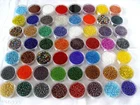 Seed Beads Glass Glass Beads 2.6mm Frosted Choice of Colours