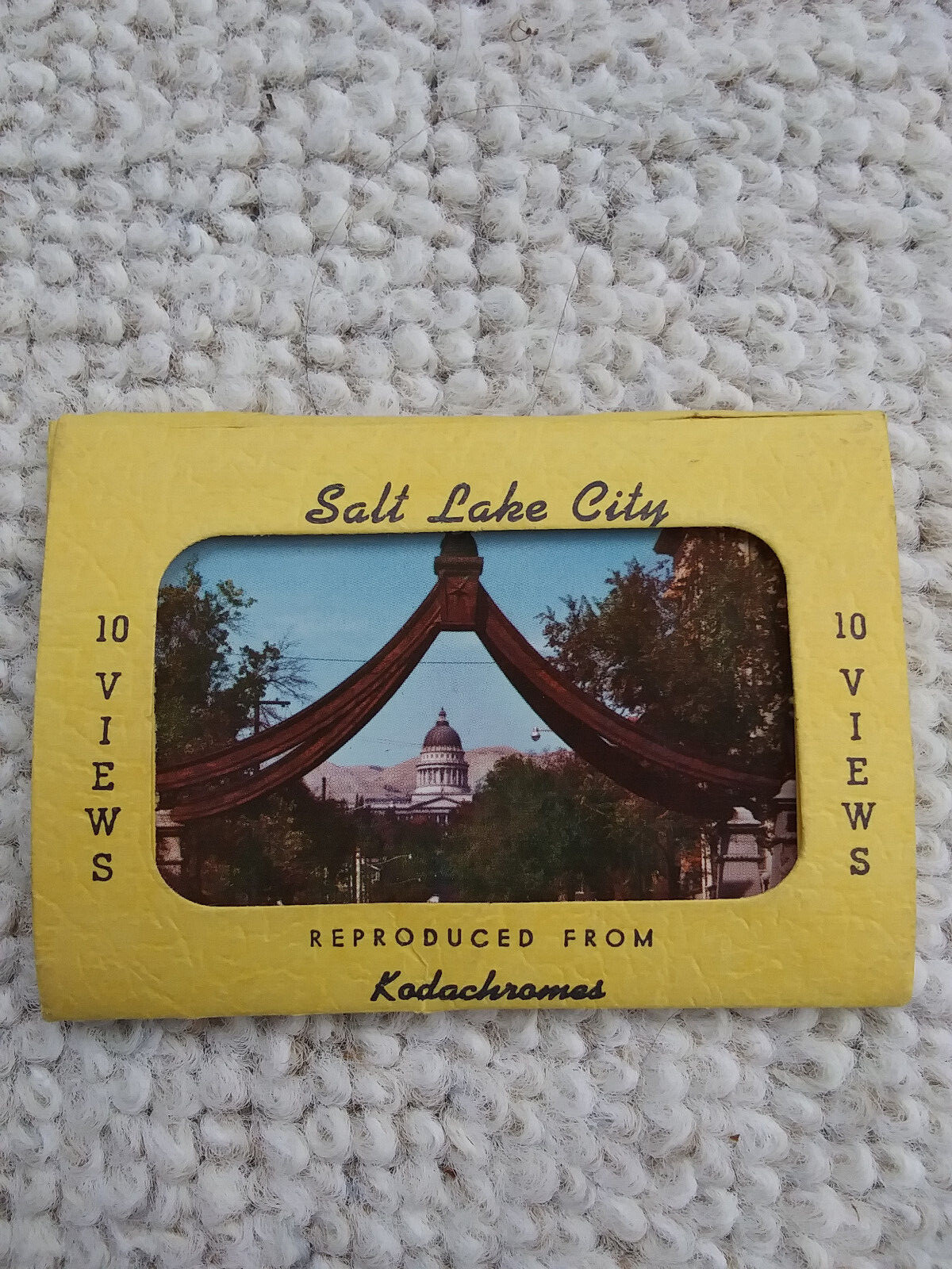 Vintage 10 Views of Salt Lake City in a Mailing Folder from