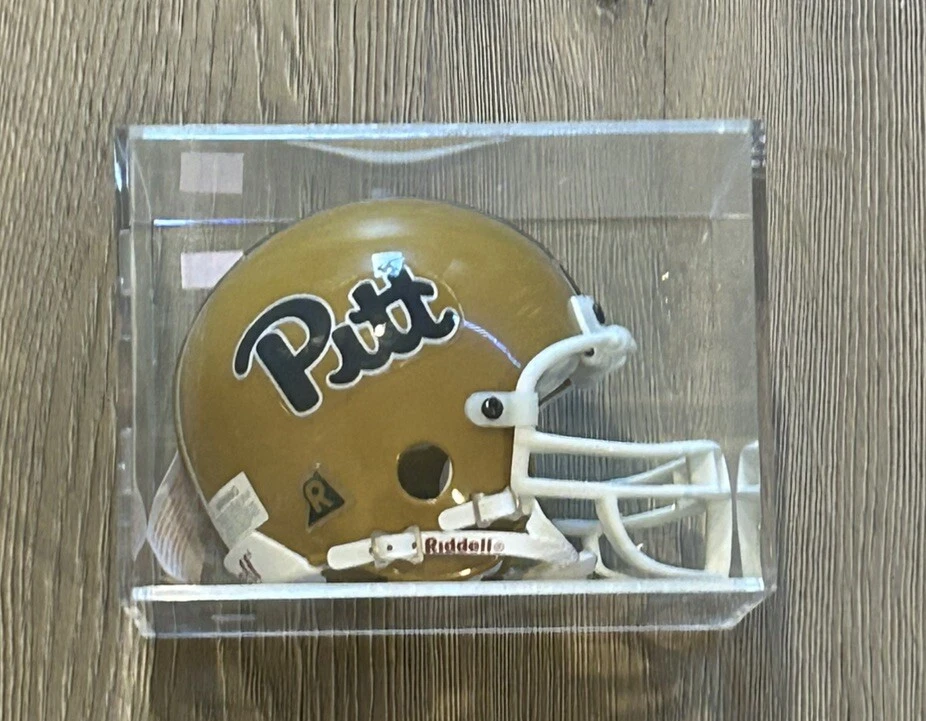Tony Dorsett Signed Pitt Panthers Mini Replica Helmet Riddell Display Case - Image 2 of 4