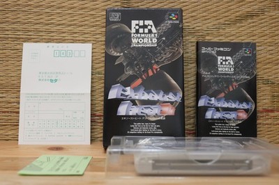 Exhaust Heat 2 II Complete Set! Nintendo Super Famicom SFC Very Good Condition!