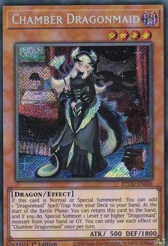 Chamber Dragonmaid [1st Edition] ETCO-EN026 YuGiOh Eternity Code card