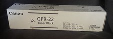 CANON GPR-22 BLACK TONER FOR IR-1018/1019/1020/2021/2022 FACTORY SEALED/Genuine