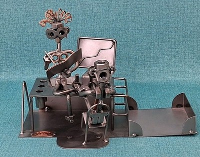 Steelman24 Metal Nuts and Bolts Desk Caddy Office Tidy Secretary & Boss at Desk