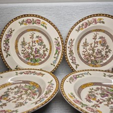 4 x Vintage Washington Indian Tree  Dinner Plate dia 25cms used