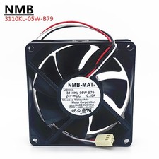 NMB 3110KL-05W-B79 8025 8cm 24V 0.20A 3-pin stop warning inverter fan spot stock