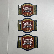 Samuel Adams Boston Ale Brewmasters' Collection Beer Labels - Lot of 3
