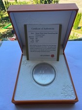 Official PyeongChang 2018 Winter Olympics Participant Medal with COA by KOMSCO |