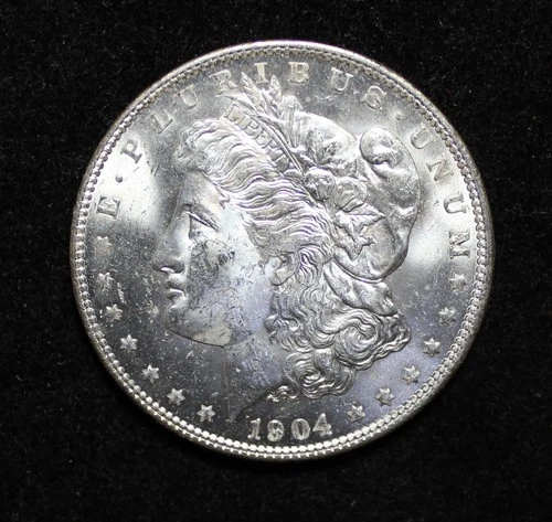 1904 O Morgan Silver Dollar Coin Gem BU US Gorgeous