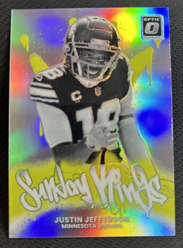 2025 Donruss Optic Justin Jefferson Base (RAW)