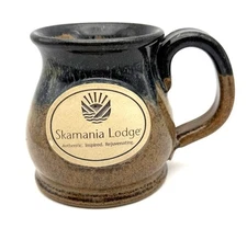 Sunset Hill Stoneware Coffee Mug Pottery Skamania Lodge WA State