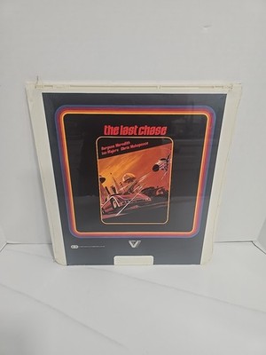 The Last Chase 1982 CED VideoDisc Burgess Meredith Lee Majors SEALED NEW RARE