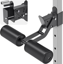 Nordic Hamstring Curl Squat Rack Attachment for Power Rack with 5/8" or 1" Hole