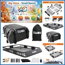 Heavy Duty Roof Rack Basket With Waterproof Bag For Suv Truck 51x36 Heavy Duty Roof Rack Basket With Waterproof Bag For Suv Truck 51x36