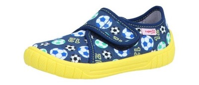 Superfit Kinder Hausschuh Bill BLAU/MEHRFARBIG (Blau) 1-000279-8070