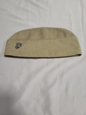 USMC MARINE CORPS MC Green Cap Garrison Men's Cover Size 6 3/4