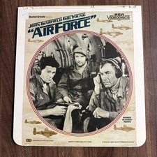 Vintage "Air Force" CED Starring John Garfield Gig Young RCA Selectavision