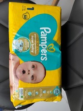 Pampers Premium Protection New Baby Size 1, 50 Nappies, 2kg-5kg 0.06 per nappy