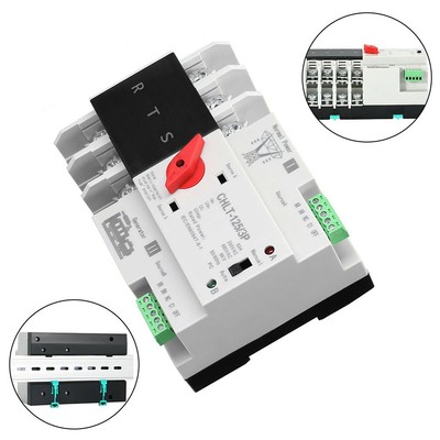 63A Dual Power Automatischer Transferschalter für effizientes Stromquellenmanag