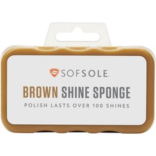Sof Sole Brown Shoe Shine Sponge