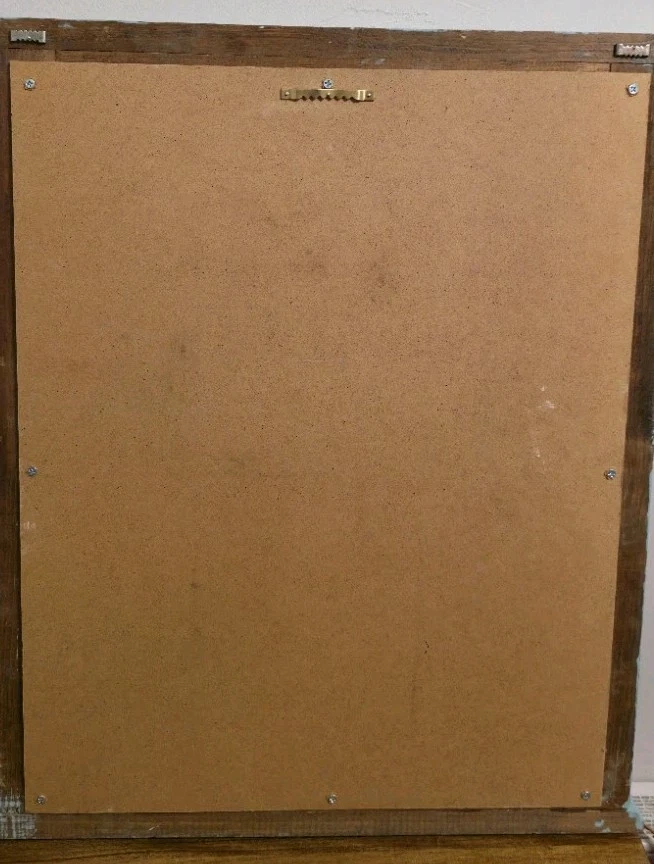 Vtg Upcycled Turquoise Blue Wood Framed Chalkboard Farmhouse Country Cottage 23" - Image 3 of 3