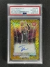 2023-24 Panini Prizm Deca Trae Young Gold Shimmer Signatures Auto /10 PSA 10/10