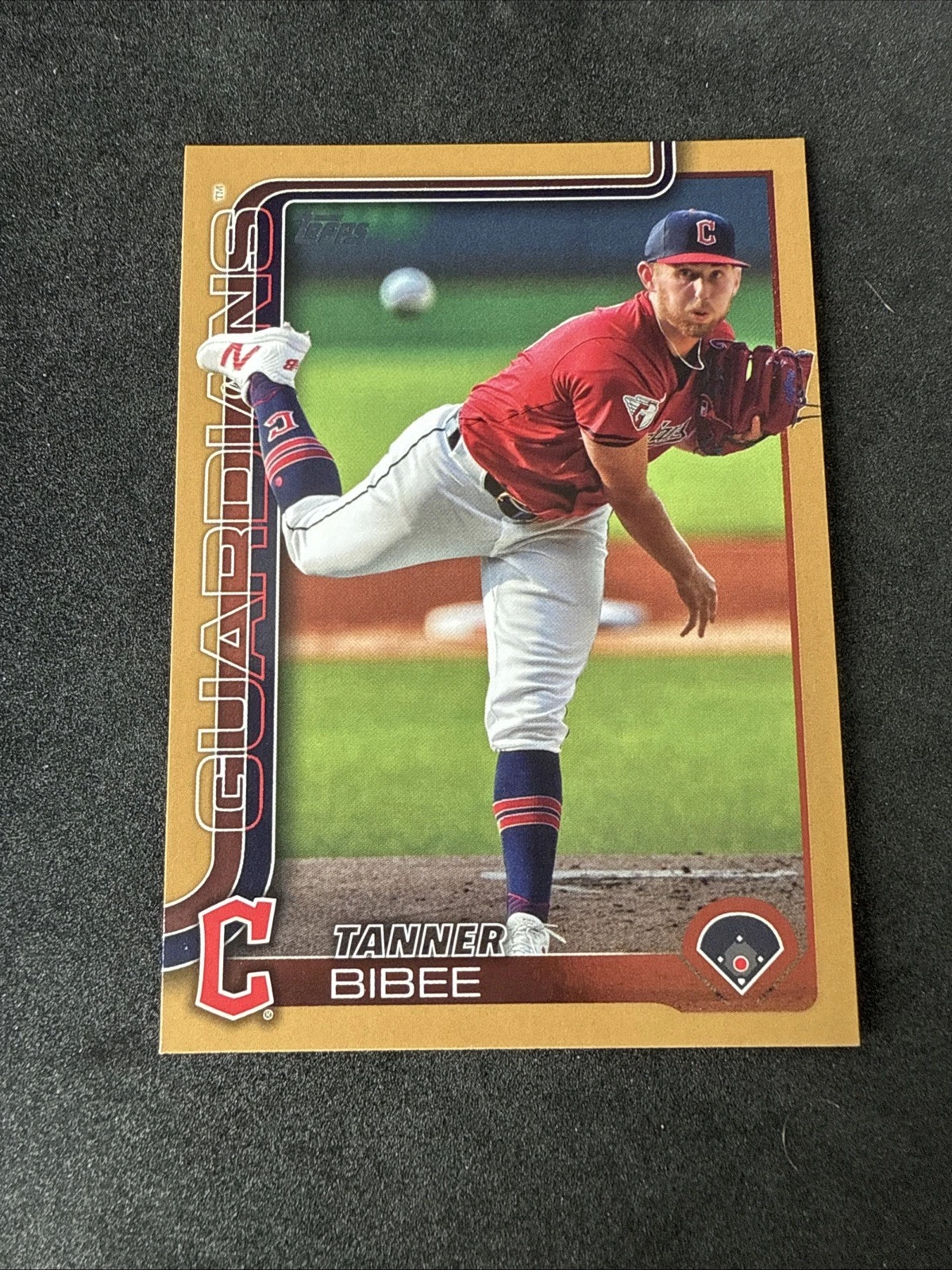 2025 Topps #164 Tanner Bibee Gold #/2025