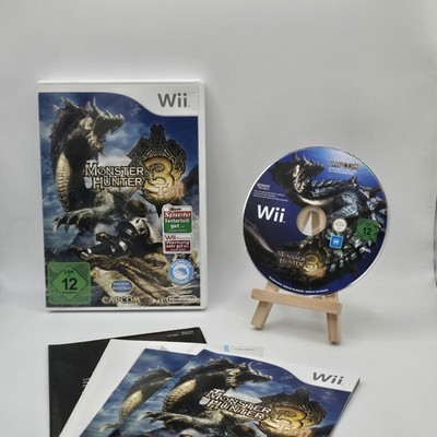 Monster Hunter 3 Tri  Wii Spiel   CIB OVP Anleitung Einleger Disc wie NEU!  