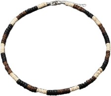 Puka Shell Necklace for Men Surfer Necklace Seashell Chokers Beach Necklace for