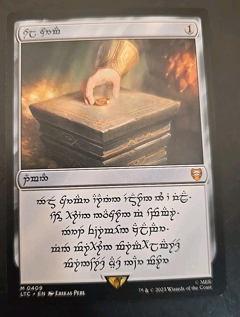 Sol Ring - Dwarven (0409) Commander: the Lord of the Rings MTG Regular Near Mint