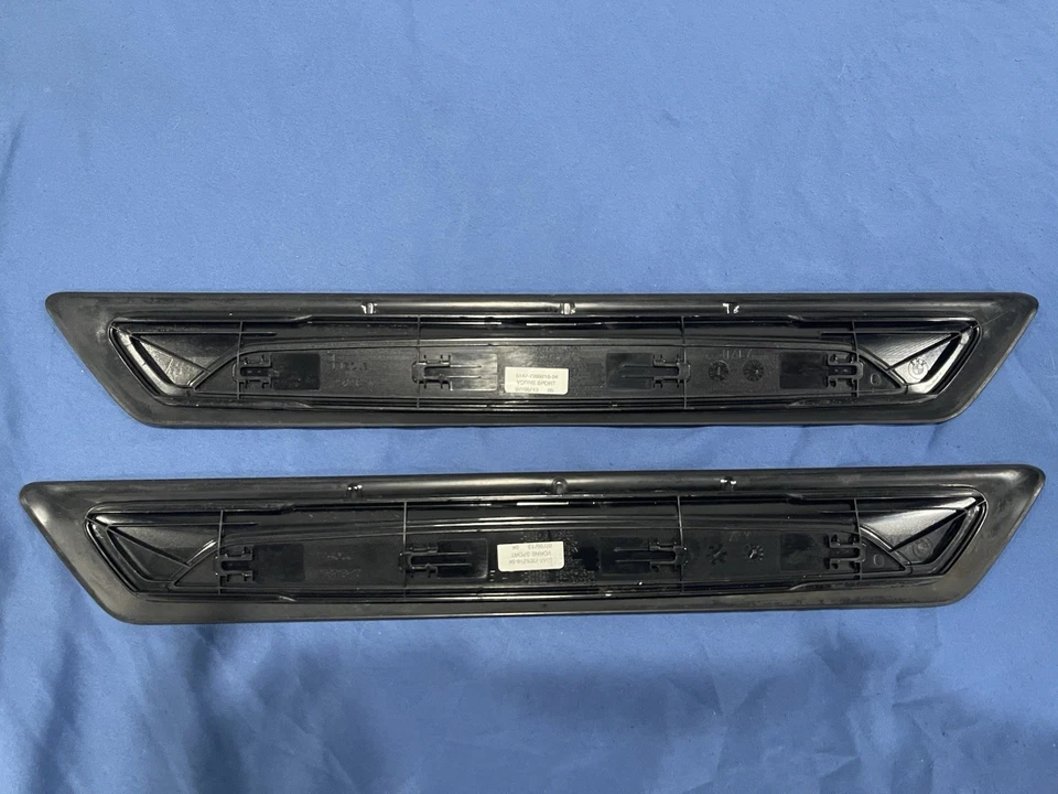12-16 BMW F30 320I 328I 335I SPORT LINE DOOR SILL SCUFF PLATE TRIM PANEL SET - Image 3 of 4