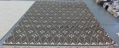 BROWN / IVORY 9'-0'' x 12'-0'' Flaw in Rug, Reduced Price 1172782304 NKM316A-9