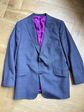 Holland & Sherry X Alexandra Wood Men’s Blazer Jacket 46R Savile Row Suit