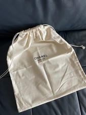 CHANEL beiger Beutel/ Schuhtasche/ Turnbeutel aus Baumwolle, unbenutzt