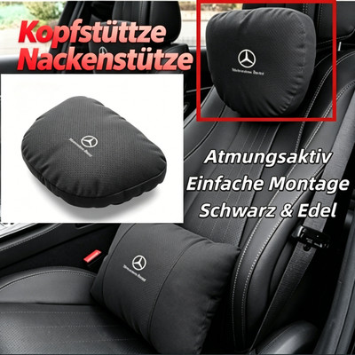 Autositz Kopfstütze Nackenstütze Memory Foam für Mercedes Benz Kopfkissen